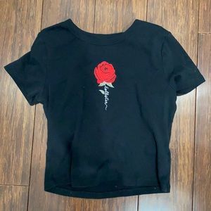 Hollister Rose Petal logo T-shirt!